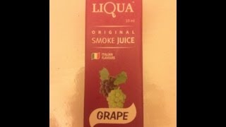 LiQua grape e liquid review bad bad bad [upl. by Ttelrats306]