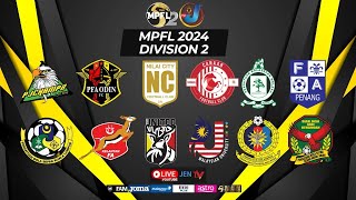 Live MPFL24 Kedah vs Kelantan FA  DIVISION 2 DAY 6 [upl. by Herschel]