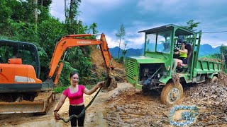 Full Video200 days Repairing excavators dredginglandslides digging ponds for local people [upl. by Scutt152]