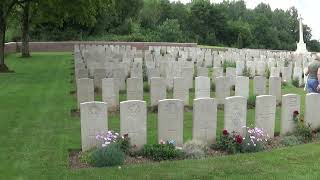 Flatiron Copse Military Cemetery Somme France [upl. by Nannarb664]