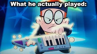 Pianos are Never Animated Correctly Captain Underpants Melvin [upl. by Eolhc460]