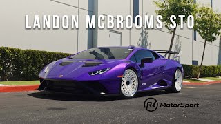 Landon McBrooms Huracan STO by R1 Motorsport [upl. by Nonna840]