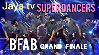 JAYA TV quotSUPER DANCERSquot Grand Finale  BFAB dance performance [upl. by Pollard266]