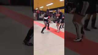 Did This Fighter Cross the Line Uppercut Leads to Intense Sparring Session 🥊 boxing mma [upl. by Corabelle]