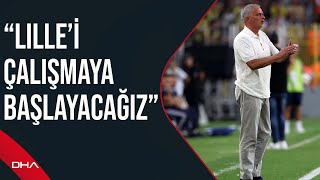 Jose Mourinho İstediğimizi elde etmeyi başardık [upl. by Hapte620]