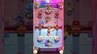 log bait deck 🆚 log bait deck 🤯  clash royale  shorts battleroyale supercell [upl. by Idnod]