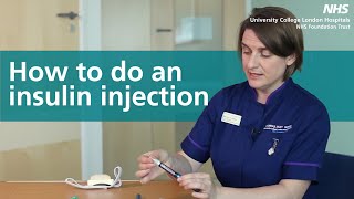 How to do an Insulin Injection [upl. by Jessa]