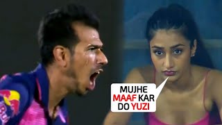 Angry Yuzvendra Chahal did this when Wife Dhanashree came to apologise for Shreyas Iyer in RR vs LSG [upl. by Enitsyrhc685]