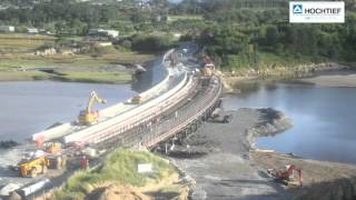 TimeLapse Example  Snowdonia Viaduct Replacement [upl. by Nodnnarb]