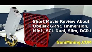 Short Movie Review  Obelisk GRN1 Immersion Mini  SC1 Dual Slim DCR1 [upl. by Yup]