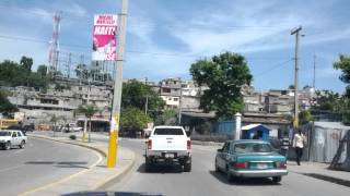 Port au Prince Haiti  Route de laeroport  Part 1 [upl. by Corin]