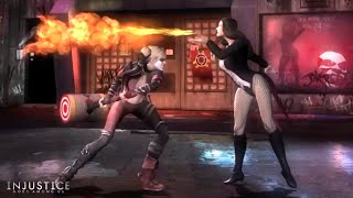 Injustice Gods Among Us  Harley Quinn VS Zatanna [upl. by Eppie359]