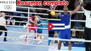 Erislandy Álvarez gana medalla de Oro en París 2024 pelea completa Erislandy Álvarez vs Sofiane [upl. by Nyrak507]