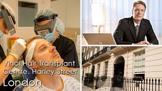 Hair Transplant on Harley Street  Vinci Hair Clinic [upl. by Elfreda254]