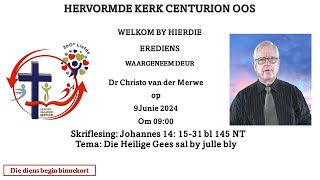 Dr Christo van der Merwe op9Junie 2024 om 0900 [upl. by Catharina]