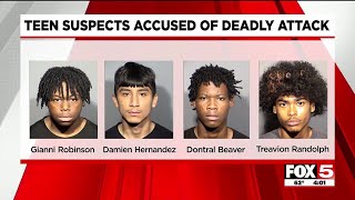 Photos released of 4 Las Vegas teens arrested in classmate’s deadly beating [upl. by Melbourne]