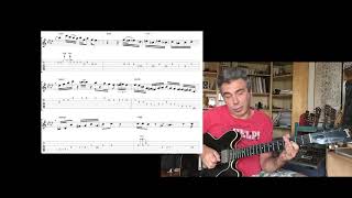 Lezioni di Chitarra JazzquotI cant take my eyes off of you  Guitar Solo by Luca Meneghelloquot [upl. by Airlia]