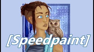 Beau amp Frumpkin  Critical Role Speedpaint [upl. by Aihsrop654]