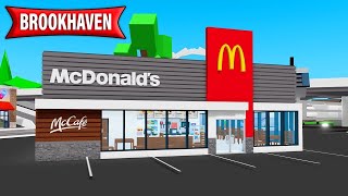 BROOKHAVEN🏡RP MCDONALDS IN BROOKHAVEN brookhaven roblox [upl. by Yenroc]