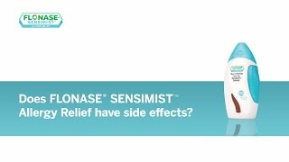 Does FLONASE® SENSIMIST™ Allergy Relief have side effects [upl. by Atnoed]