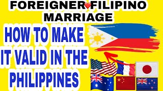 HOW TO MAKE YOUR MARRIAGE ABROAD VALID IN THE PHILIPPINES Reportofmarriage [upl. by Llerroj647]