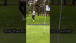 Downslope greenside golfcoach golf golftechnique shortgame [upl. by Annaujat805]