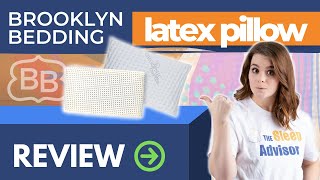 Brooklyn Bedding Latex Pillow Review  Emma checks it out [upl. by Wilek427]