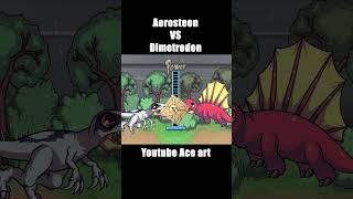 Jurassic World Dinosaur Animation Aerosteon vs Dimetrodon [upl. by Onil]