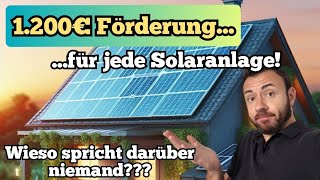 Versteckte Solarförderung 2024 über 1200€ für fast jede PVAnlage Mit diesem Steuertrick geht das [upl. by Latimer782]