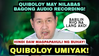 B4RILIN NY0 NA LANG AKO QUIBOLOY UMIYAK HINDI MAGPAPAHULI NG BUHAY [upl. by Idihsar]