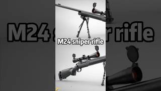 M24 sniper rifle shortvideo military movie militaryshorts sshotgungunusa weaponbullet [upl. by Enaasiali]