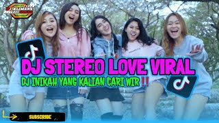 DJ STEREO LOVE FYP TIKTOK VIRAL 2024 JEDAG JEDUG FULL BASS TERBARU‼️✅️🎧 [upl. by Drusi]