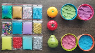 Slime Making with Bags and Kinetic Sand [upl. by Selhorst650]