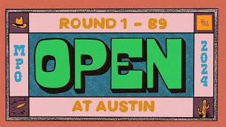 2024 The Open at Austin  MPO R1B9  Williams Robinson Buhr Anttila  Jomez Disc Golf [upl. by Sela280]