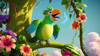 quotThe Parrots Songquot is a fun and vibrant childrens song that tells the story of a playful [upl. by Bonina259]