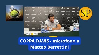 Microfono a Matteo Berrettini [upl. by Oznohpla390]