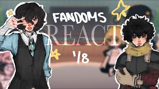 FANDOMS REACT TO EACH OTHER part 18 [upl. by Portie]