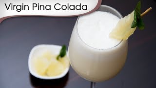 Virgin Pina Colada  Easy To Make Tropical Fruit Drink Recipe By Ruchi Bharani [upl. by Huntingdon932]