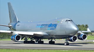 4K Capturing Giants of the Sky Heavy Cargo Plane Spotting at Liège Airport  B747 B777 B737 [upl. by Ennairod5]