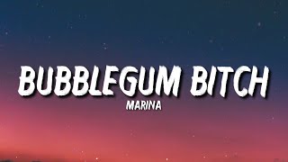 Marina  Bubblegum Bitch Lyrics quotDear diary I met a boy who made my dull heartquot Tiktok Song [upl. by Mia669]