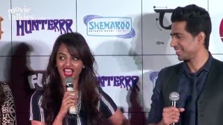 Hunterrr Movie 2015 promotions  Part 2  Radhika Apte Gulshan Deviah Sai Tamhankar [upl. by Sorrows]