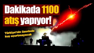 Türkiyenin üzerinde kuş uçurtmayacak Dakikada 1100 atış yapıyor  Korkut hava savunma sistemi [upl. by Dotson]