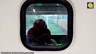 PNR PTINKA DMU Front Cab Window View Blumentritt to Asistio  1282020 [upl. by Nipsirc]