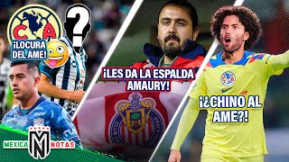 LOCURA ENTRE Ame Y Pachuca LLEGA CHIQUITO Y👀Amaury DA LA ESPALDA a Chivas🤯¿Chino Huerta AL AME [upl. by Pincus488]