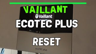 Vaillant ecoTEC plus VCW 2026 CS15 Reset entstören Fehler F28 Störung sensoCOMFORT entstör Knopf [upl. by Nnaerb]