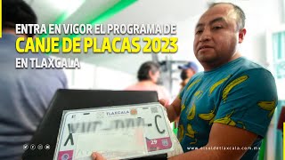 Responden tlaxcaltecas a cambio de nuevas placas [upl. by Rivi]