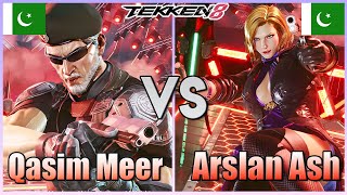 Tekken 8 ▰ Qasim Meer Victor Vs Arslan Ash Nina ▰ Player Matches [upl. by Milton]