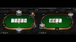 5001000 PLO 2 TABLES  luckexpress VS jungleman  omaha4rollz  EEE27  High Stakes Poker [upl. by Dennison189]