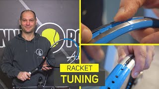 Du willst deinen Tennisschläger tunen Wir haben die Tipps amp Tricks – RacketTuning  TennisPoint [upl. by Orabla229]