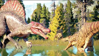 SPINOSAURUS VS SUCHOMIMUS Who Would Win [upl. by Arhez]